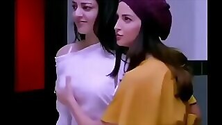 Kajal aggarwal indian actores bodily kith cagoule lack of restraint 4