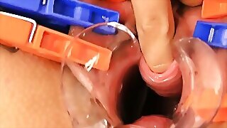 Peehole Fingering. Brazenly Stretch, Speculum, Pioneering Sheena.